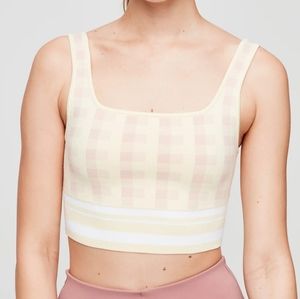 Babaton, Sculpt knit tank, Arjun plaid, sz M